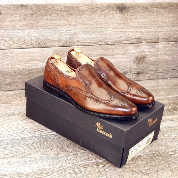 * NIB * $395 Allen Edmonds SAPIENZA Dress Loafer 10.5 B Narrow * add $15 Trees